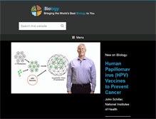 Tablet Screenshot of ibiology.org